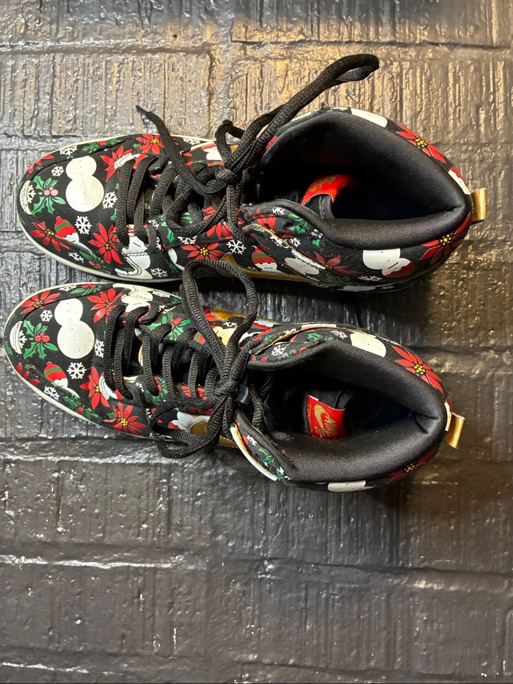 CONCEPTS Nike SB Dunk High “Ugly Christmas Sweater” Sneakers-Men’s - Picture 3 of 5